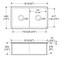 Alfi Brand White 32 inch x 19 inch Double Bowl Fireclay Undermount / Drop In Fireclay Kitchen Sink ABF3219DUD-W - alternate 3